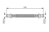 Bremsschlauch Hinterachse links BOSCH 1 987 481 316