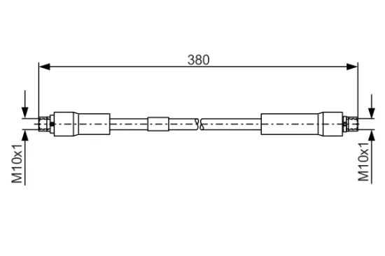 Bremsschlauch Vorderachse BOSCH 1 987 481 324 Bild Bremsschlauch Vorderachse BOSCH 1 987 481 324