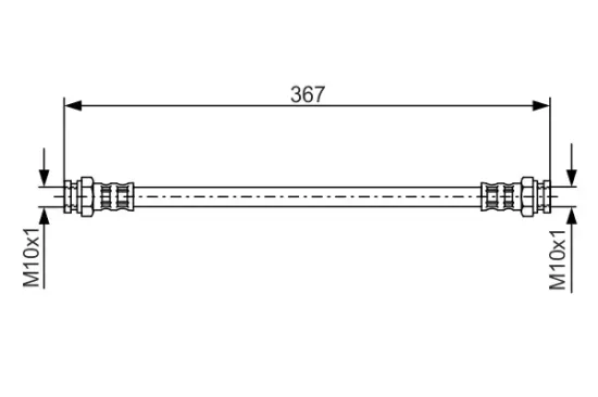 Bremsschlauch BOSCH 1 987 481 347 Bild Bremsschlauch BOSCH 1 987 481 347