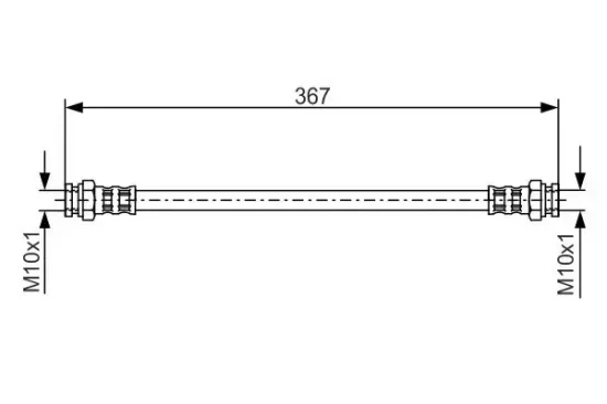 Bremsschlauch BOSCH 1 987 481 347 Bild Bremsschlauch BOSCH 1 987 481 347