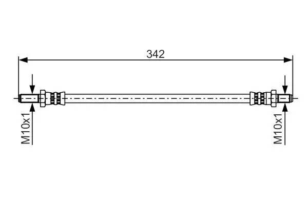 Bremsschlauch BOSCH 1 987 481 348