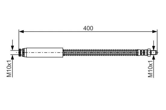 Bremsschlauch Hinterachse links BOSCH 1 987 481 358 Bild Bremsschlauch Hinterachse links BOSCH 1 987 481 358