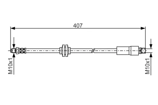 Bremsschlauch Vorderachse BOSCH 1 987 481 367 Bild Bremsschlauch Vorderachse BOSCH 1 987 481 367