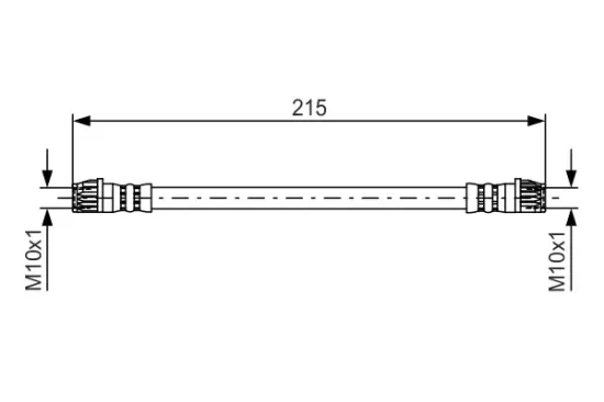 Bremsschlauch BOSCH 1 987 481 396 Bild Bremsschlauch BOSCH 1 987 481 396