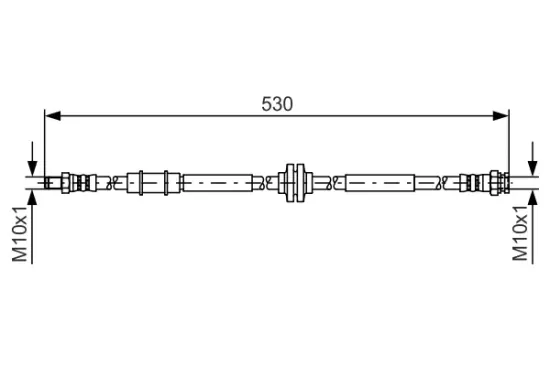 Bremsschlauch Vorderachse BOSCH 1 987 481 397 Bild Bremsschlauch Vorderachse BOSCH 1 987 481 397