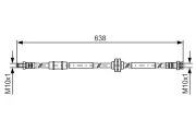 Bremsschlauch Vorderachse BOSCH 1 987 481 399