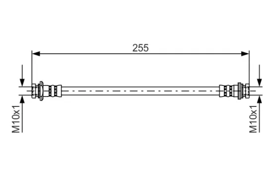 Bremsschlauch Hinterachse BOSCH 1 987 481 402 Bild Bremsschlauch Hinterachse BOSCH 1 987 481 402