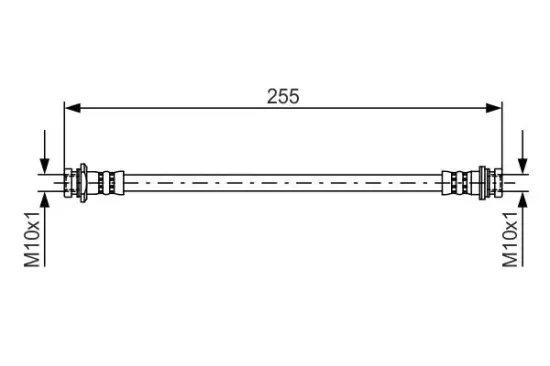 Bremsschlauch Hinterachse BOSCH 1 987 481 402 Bild Bremsschlauch Hinterachse BOSCH 1 987 481 402