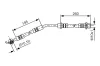 Bremsschlauch Vorderachse rechts BOSCH 1 987 481 408 Bild Bremsschlauch Vorderachse rechts BOSCH 1 987 481 408