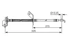 Bremsschlauch Vorderachse links BOSCH 1 987 481 414