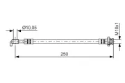 Bremsschlauch BOSCH 1 987 481 434