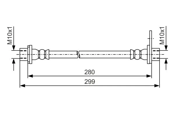 Bremsschlauch BOSCH 1 987 481 441