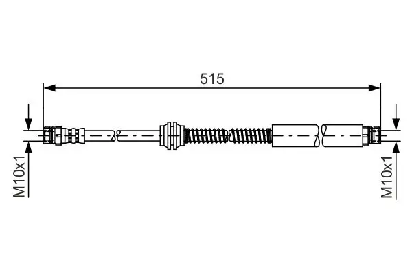 Bremsschlauch BOSCH 1 987 481 447