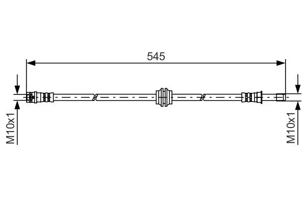 Bremsschlauch BOSCH 1 987 481 454