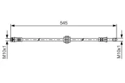 Bremsschlauch BOSCH 1 987 481 454