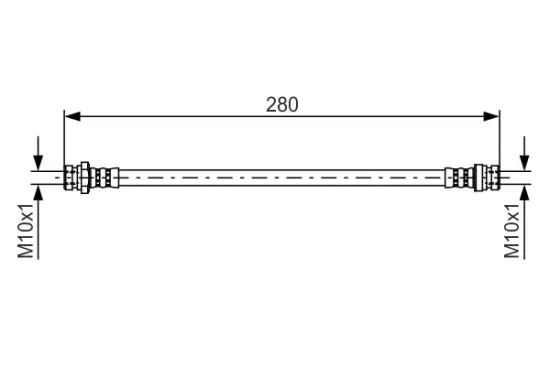 Bremsschlauch Hinterachse BOSCH 1 987 481 455 Bild Bremsschlauch Hinterachse BOSCH 1 987 481 455