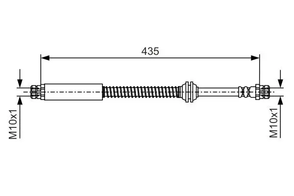 Bremsschlauch BOSCH 1 987 481 459