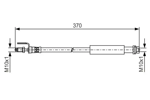 Bremsschlauch BOSCH 1 987 481 487