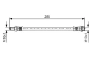 Bremsschlauch Hinterachse außen BOSCH 1 987 481 489