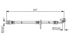 Bremsschlauch Vorderachse rechts BOSCH 1 987 481 515 Bild Bremsschlauch Vorderachse rechts BOSCH 1 987 481 515
