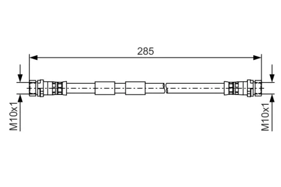 Bremsschlauch Hinterachse BOSCH 1 987 481 522 Bild Bremsschlauch Hinterachse BOSCH 1 987 481 522