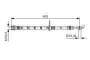 Bremsschlauch BOSCH 1 987 481 524