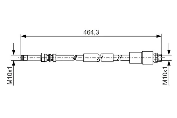 Bremsschlauch BOSCH 1 987 481 541