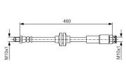 Bremsschlauch BOSCH 1 987 481 543