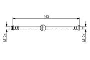 Bremsschlauch BOSCH 1 987 481 544