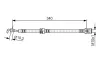 Bremsschlauch Hinterachse links BOSCH 1 987 481 551 Bild Bremsschlauch Hinterachse links BOSCH 1 987 481 551