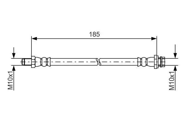 Bremsschlauch BOSCH 1 987 481 564