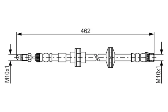 Bremsschlauch Vorderachse BOSCH 1 987 481 565 Bild Bremsschlauch Vorderachse BOSCH 1 987 481 565