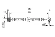 Bremsschlauch Vorderachse links BOSCH 1 987 481 572