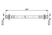 Bremsschlauch Hinterachse innen BOSCH 1 987 481 584