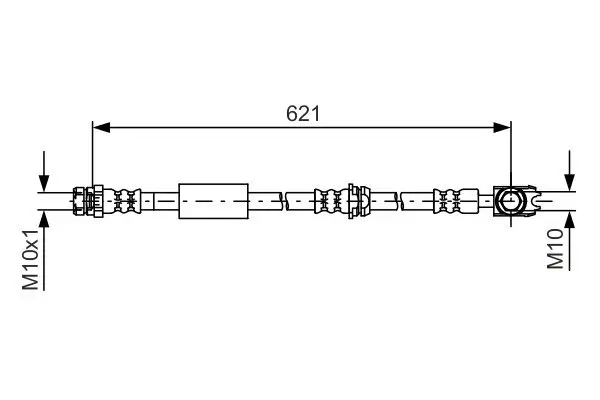 Bremsschlauch BOSCH 1 987 481 592