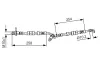 Bremsschlauch Vorderachse links BOSCH 1 987 481 595
