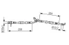 Bremsschlauch Vorderachse rechts BOSCH 1 987 481 597
