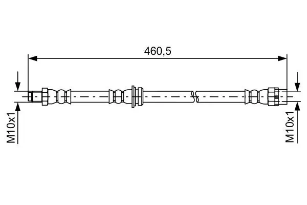 Bremsschlauch BOSCH 1 987 481 598