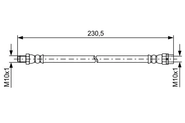 Bremsschlauch BOSCH 1 987 481 599