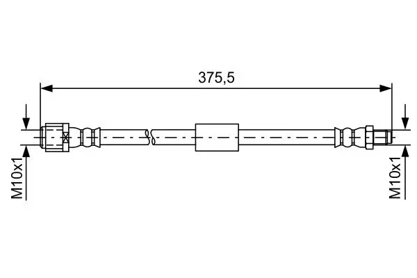 Bremsschlauch BOSCH 1 987 481 608