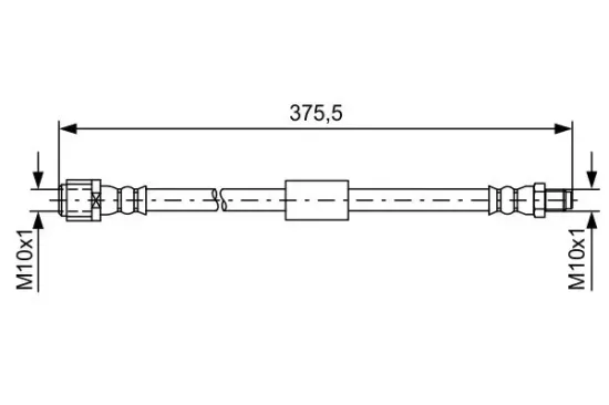 Bremsschlauch BOSCH 1 987 481 608 Bild Bremsschlauch BOSCH 1 987 481 608