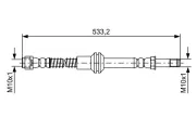 Bremsschlauch BOSCH 1 987 481 609