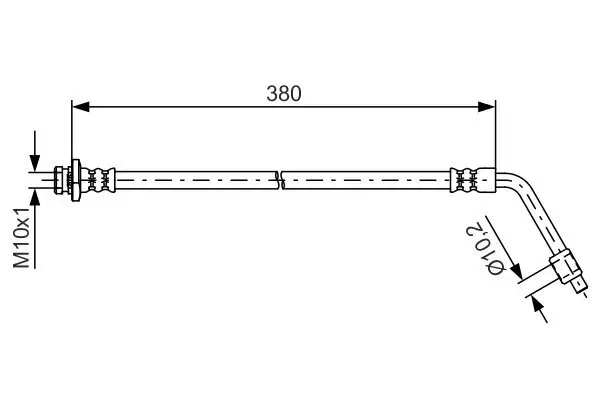 Bremsschlauch BOSCH 1 987 481 623