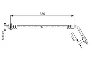 Bremsschlauch BOSCH 1 987 481 623