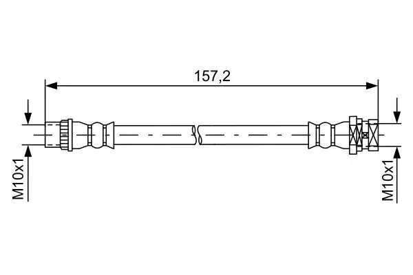 Bremsschlauch BOSCH 1 987 481 624