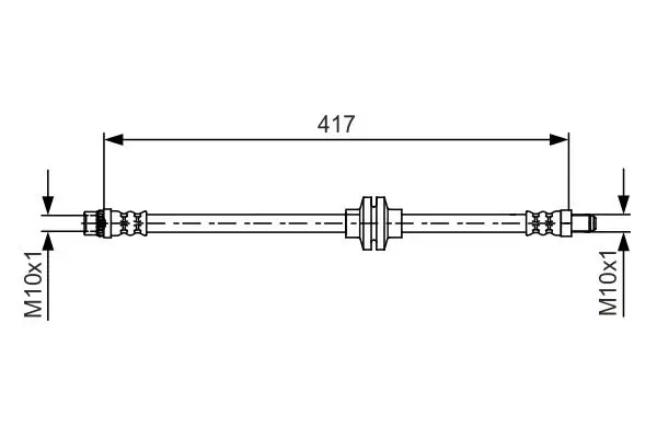 Bremsschlauch BOSCH 1 987 481 626