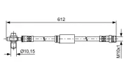 Bremsschlauch BOSCH 1 987 481 631