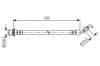 Bremsschlauch Hinterachse außen BOSCH 1 987 481 639