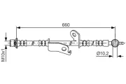 Bremsschlauch BOSCH 1 987 481 641