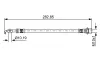 Bremsschlauch Hinterachse BOSCH 1 987 481 643
